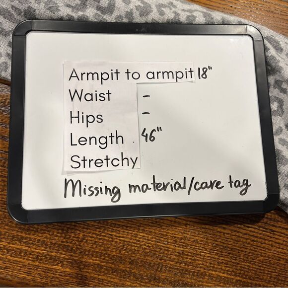 Ruby Moon leopard print long sleeve open cardigan size medium - Picture 8 of 11